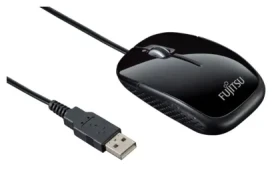 Fujitsu Mouse M420 čierna / Optická myš / 1000DPI / 3 tlačidlá / 1 koliesko / drôtová (USB) (S26381-K454-L100)