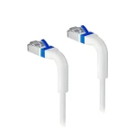 Lanview Cat6a Slim Bendable biela / Sieťový kábel / U/FTP / RJ-45 / 5 m / LSZH (LV-6AFTP-FLEX-ANG-05W-S)