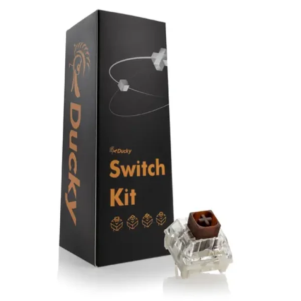Ducky Kailh Box Brown Switches / mechanické / 3-Pin / taktilný / MX-Stem / 50g / hnedá / 110 kláves (DSK110-BPA2)