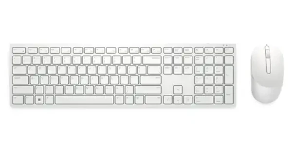 DELL KM5221W GER biela / Set bezdrôtovej klávesnice a myši / GER layout / USB prijímač 2.4GHz / 1600 DPI (KM5221W-WH-GER)