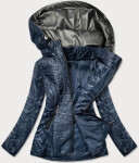 Tmavě modrá dámská bunda prošíváním model 15788673 S'WEST Barva: odcienie niebieskiego, Velikost: