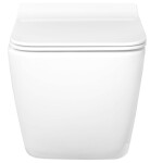 REA - Závesná WC misa vrátane sedátka Martin Rimless REA-C8006
