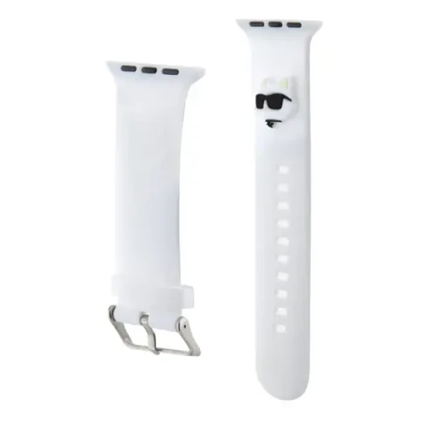 Karl Lagerfeld Choupette Head NFT Remienok pre Apple Watch 42/44/45/49 bilá (3666339190149)