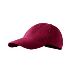 Unisex čiapka 6P (granátová) nastavitelný