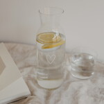 Eulenschnitt Skleněná karafa na vodu Heart 1 l