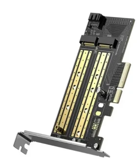 Ugreen 70504 adaptér / PCIe 3.0 x4 / 2x M.2 M-Key (70504)