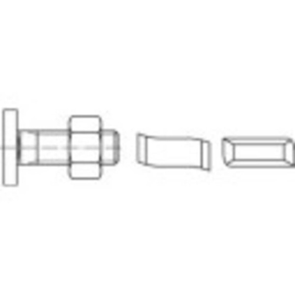 Alstertaler Schrauben & Präzisionsteile 1070206 T skrutka M10 80 mm 88928 nerezová ocel A4 25 ks; 1070206