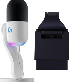 Logitech G Yeti GX biały (988-000576) + Lampa Litra Glow
