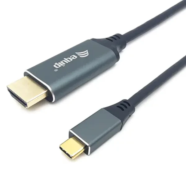 Equip USB-C na HDMI / Adaptér / 3 m / 4K 60Hz / pozlátené konektory (133417)