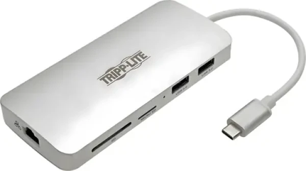 EATON Tripp Lite USB-C dokovacia stanica / Dokovacia stanica / 4K HDMI / USB 3.x 5Gb/s / GbE / čítačka kariet / PD 60W (U442-DOCK11-S)