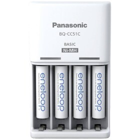 Panasonic Basic BQ-CC51 + 4x eneloop AAA sieťová nabíjačka NiMH micro (AAA), mignon (AA); 52051E04