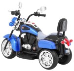Mamido Detská elektrická motorka Chopper modrá