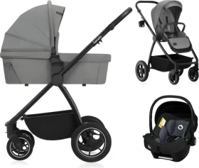 Lionelo Kočík kombinovaný Meril 3v1 Grey Stone / Hliníkový rám / Terénne bicykle / Autosedačka do 13 kg (LO-MERIL 3IN1 GREY STONE)