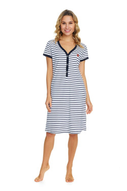 Dámske tehotenské tričko 5232 Marine - Doctornap Bílá XL