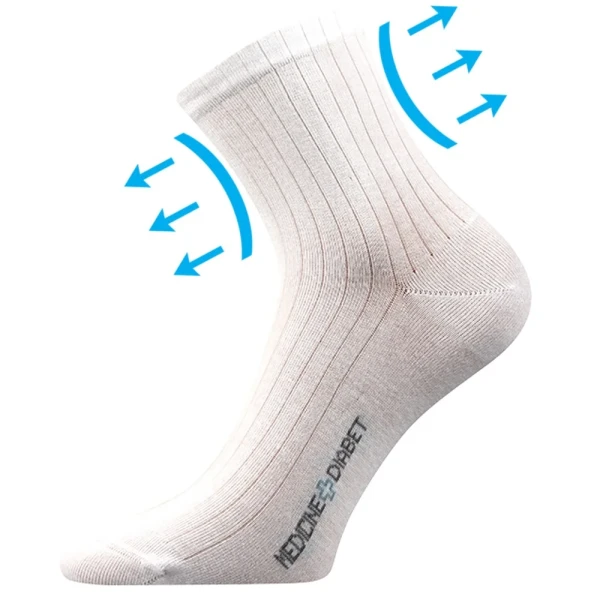 Ponožky LONKA Demedik white 3 páry 39-42 110454