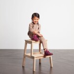 Topánky Affenzahn Minimal Lowboot Knit Bird Blackberry 23 EUR