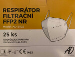 Respirátor FFP2 AD-2022 | 25ks po expirácii 23. 2. 2024 *