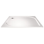 CERSANIT/S - SPRCHOVÝ KÚT OBDĹŽNIK 120x90X190 TRANSPARENT SKLO + VANIČKA S154-004-SET1
