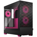 Fractal Design Pop Air RGB Magenta Core TG Clear čierna / ATX / 3x 120mm RGB / 2x USB 3.0 / priehľadná bočnica / bez zdroj (FD-C-POR1A-03)