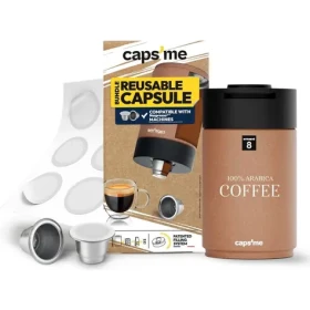 CAPSME Minimalist Pack / znovu plniteľné kapsule Nespresso / 2ks / bez kávy (CAPS-MININE-SC01-INTER)