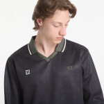 Tričko Fred Perry Meyba Printed Ls Polo Shirt Black M