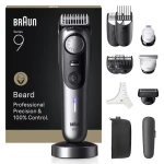 Braun BT9560 čierna/strieborná / Zastrihávač fúzov / rýchle nabíjanie / Li- ION (BT9560)
