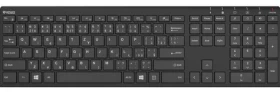 Yenkee Trim čierna / Bezdrôtová klávesnica / 2.4GHz / 230mAh (45013891)