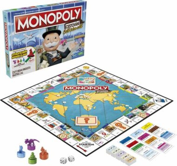 Hasbro Monopoly Cesta okolo sveta CZ verzia