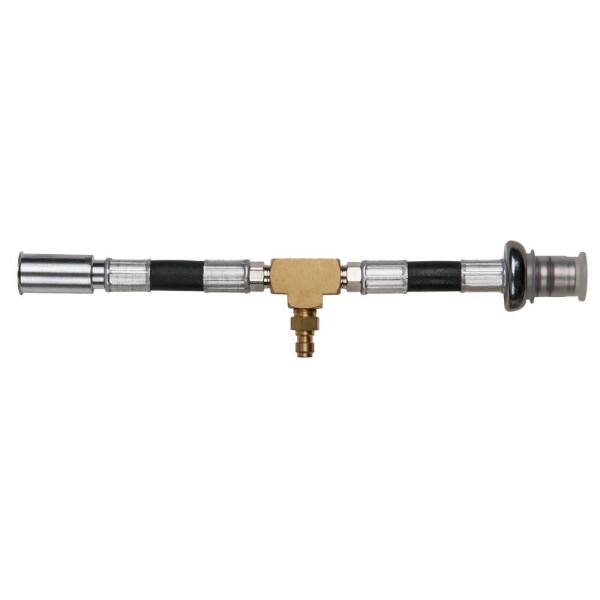 KS Tools 150.2364 Tlakomerná pripojovacia hadica s 1/4" hadicovou prípojkou pre univerzálne použitie s 3/8" a 5/16" vysokotlakovými hadicovými; 150.2364