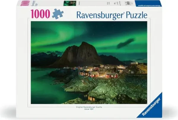 Ravensburger Puzzle Polárna žiara NAD Hamnoy