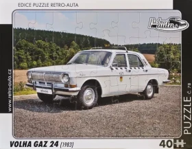 RETRO-AUTA Puzzle č.78 Volga GAZ 24 (1983)