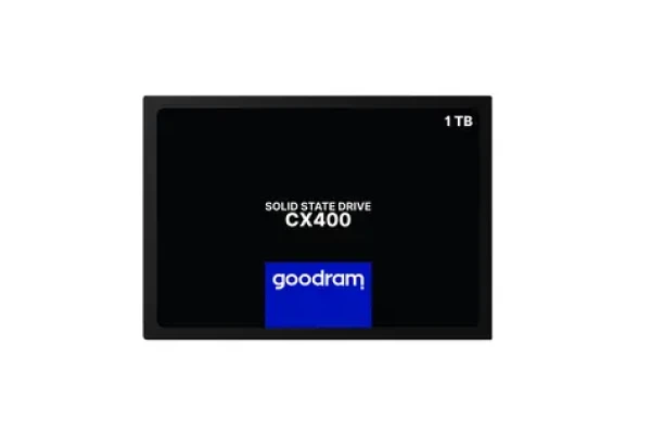 Goodram CX400 1TB / 2.5" SATA III / 3D NAND / R: 550MBps / W: 490 MBps / IOPS: 77.5K 85K / MTBF 2mh / 2y (SSDPR-CX400-01T)