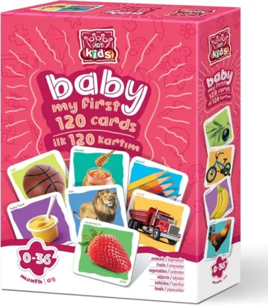ART PUZZLE 5826 Art Kids Baby Mojich prvých 120 kartičiek