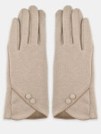 Noviti Rukavice RW046 Dámske gombíky Béžová 24