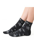 Dámske ponožky Steven Frotte art.123 melanžová šedá/lurex 35-37
