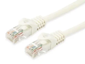 Equip 3 m bílá / Patch kabel / Cat6a U/UTP / RJ45-RJ45 / PoE+ / LSZH (603004)