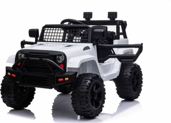 JOKO Elektrické autíčko Jeep Dark Night penové kolesá biele