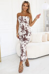 Dámske šaty 611-1 SAVANNAH - Numoco basic krémová Univerzální