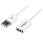 StarTech Predlžovací kábel USB-A biela / Predlžovací kábel / USB-A - USB-A / 480 Mbit/s / 3 m (USBEXTPAA3MW)