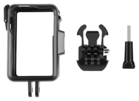 Puluz PU883B čierna / Držiak / DJI OSMO Action 5 Pro, 4, 3 / Cold shoe / Otvorený ochranný rám (PU883B)