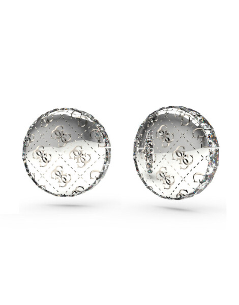 Guess Luxusné oceľové náušnice 4G Rising JUBE04265JWRHT/U