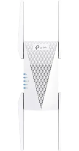 TP-LINK RE815XE biela / Range extender / Wi-Fi 6 (802.11ax) / 2402 Mb/s / 4 antény / 1x LAN (RE815XE)