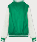 Zelená dámska bunda typu bomber (16M9067-236) odstíny zelené XL (42)