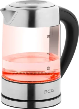 ECG RK 1777 Colore / rýchlovarná kanvica / 2200W / 1.7 L / LED podsvietenie / sklo (341112544958)