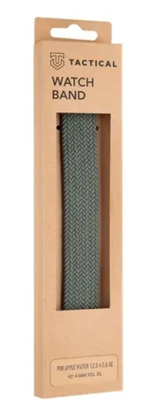 Tactical 786 Pletený Prezliekací Remienok pre Watch 42 amp; 44mm vel. XL zelená (8596311138645)