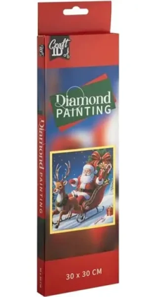 CRAFT ID Diamantové maľovanie Santa 30x30cm