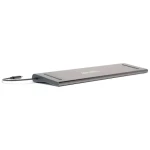 4smarts HUB 11v1 šedá / USB-C hub so stojanom / 11 portov / USB-C PD 100W / HDMI 4K / RJ-45 / DeX-Mode (456358)
