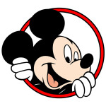 Veselá Stena Drevené vyfarbovacie postavičky Mickey a Minnie