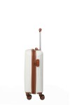 Palubný kufor 55x40x20 Travelite Bali S White/Cognac