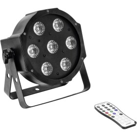 Eurolite 51915379 SLS-7 DMX LED efektový reflektor Počet LED:7; 51915379 - Eurolite LED SLS-7 DMX, 7x 10W TCL LED, IR, reflektor